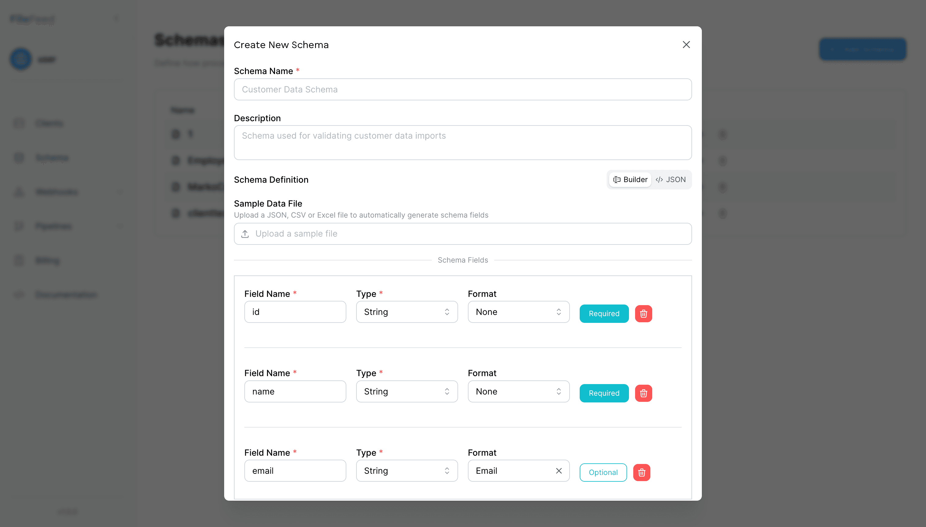 Step 2 · Define a Schema